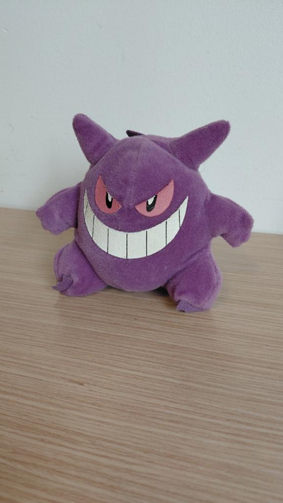 Pokémon knuffel Gengar, Ophalen of Verzenden, Zo goed als nieuw, Overige typen