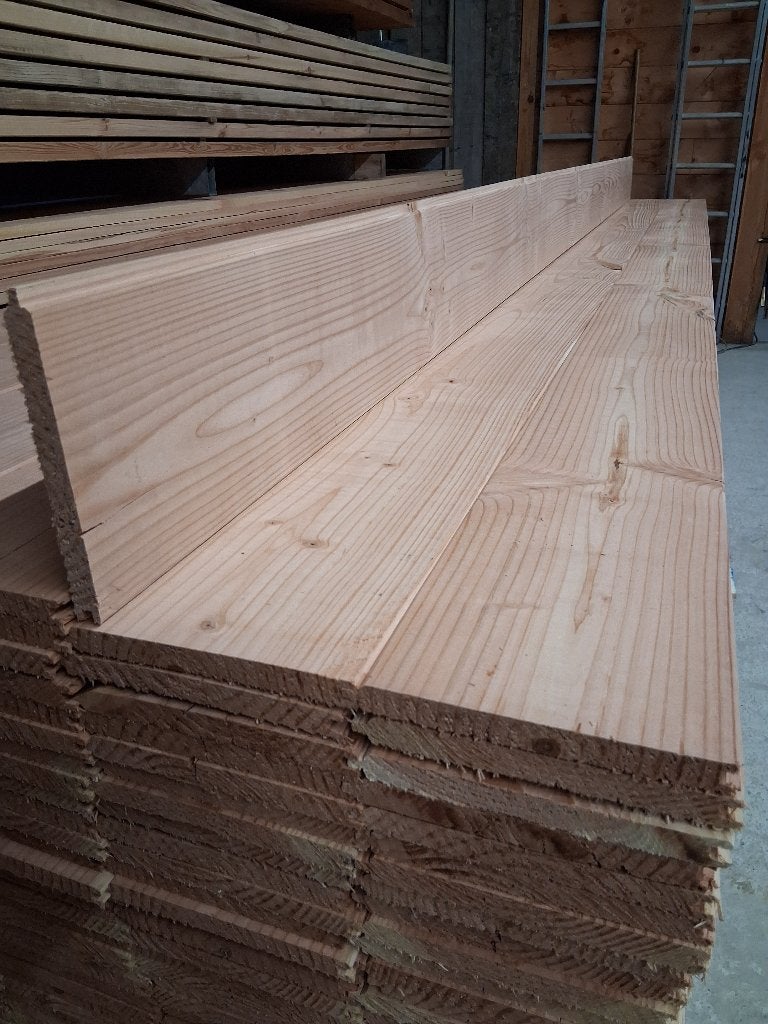 Douglas dakbeschot brede planken, Ophalen, Nieuw, 250 cm of meer, Planken