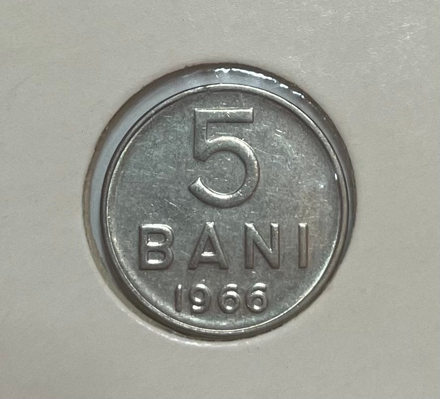 5 bani Roemenië 1966, Ophalen of Verzenden, Overige landen