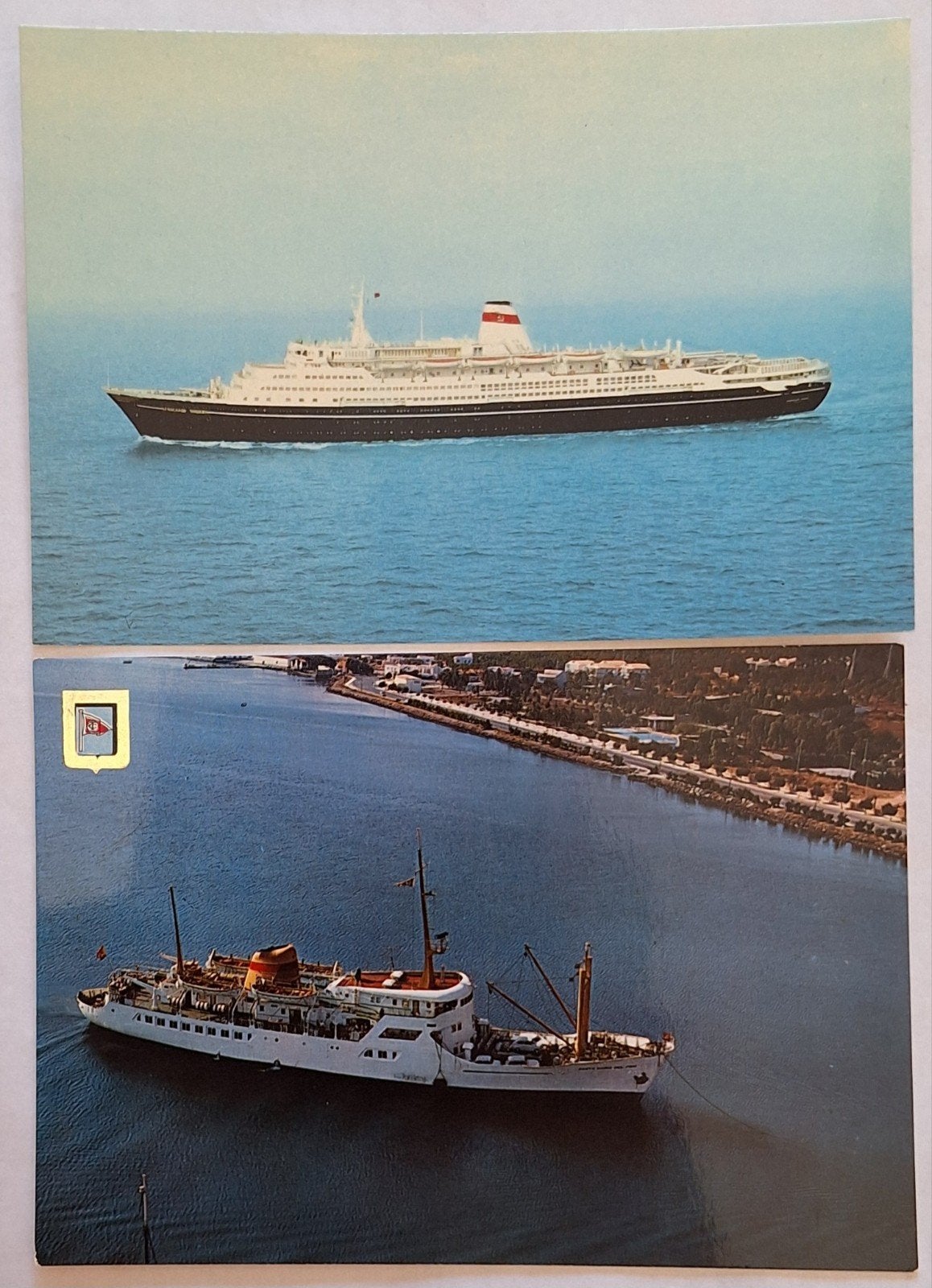 Set van 10 Ansichtkaarten: Historische Schepen, Verzamelen, Ophalen of Verzenden, 1960 tot 1980, Ongelopen, Zuid-Holland