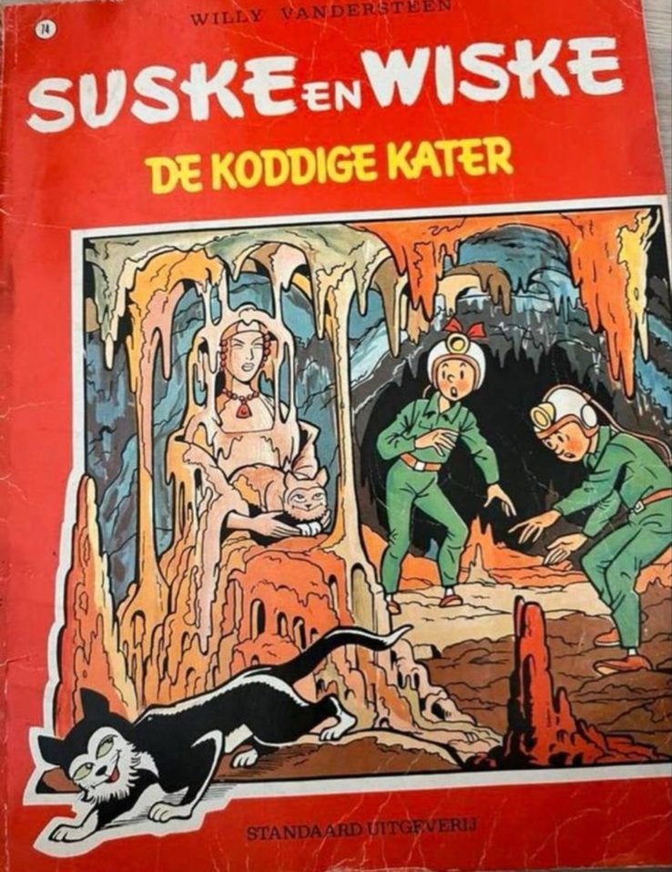 Suske en Wiske - De Koddige Kater (nr. 74), Eén stripboek, Ophalen of Verzenden, Gelezen