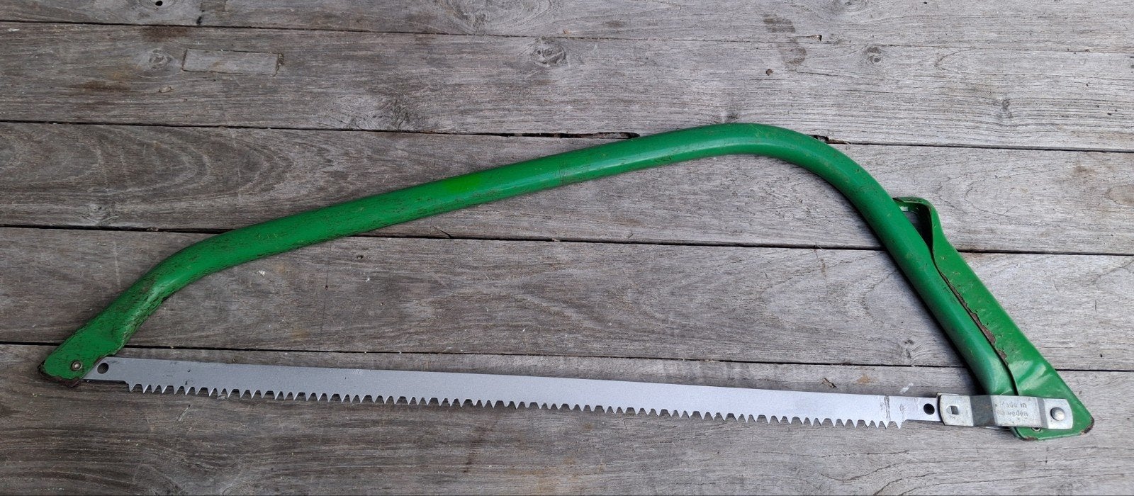 Beugelzaag 63 cm lang, Tuin en Terras, Handzagen, Ophalen of Verzenden, Zo goed als nieuw, Beugelzaag