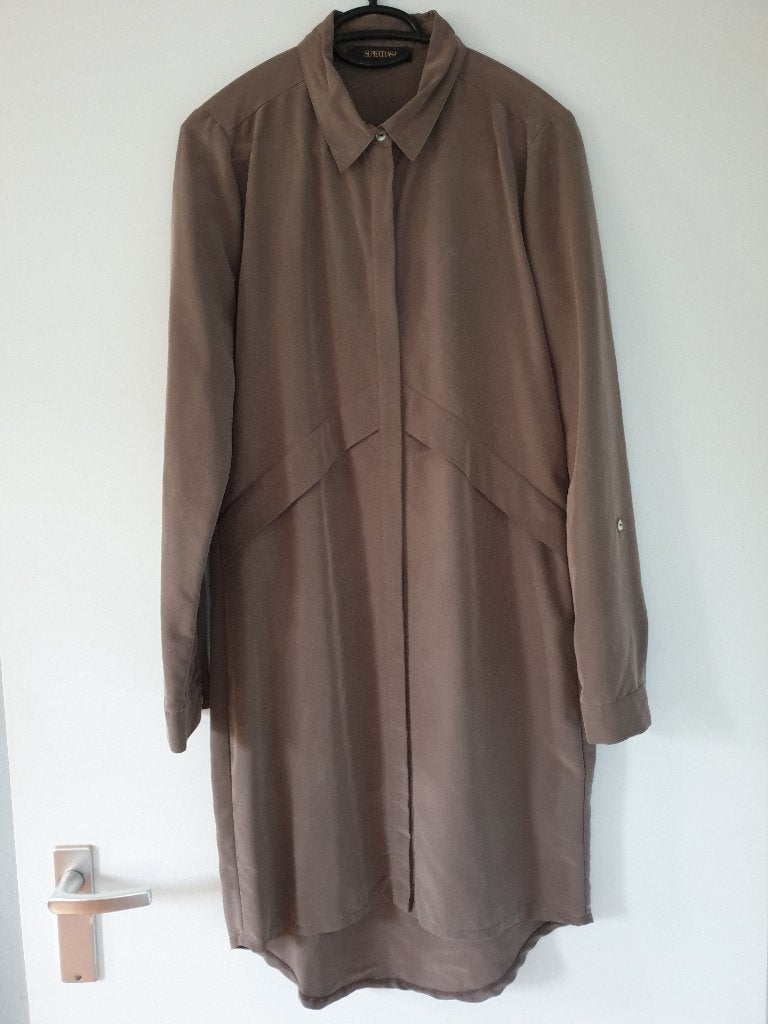 Doorknoopjurk Supertrash maat 36., Ophalen, Gedragen, Maat 36 (S), Knielengte