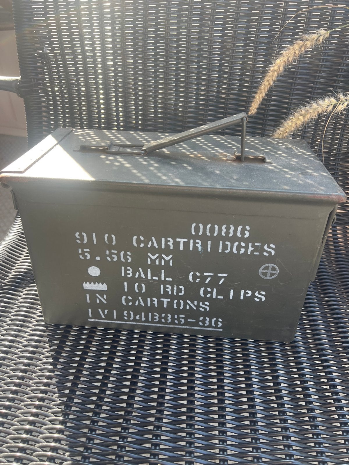 Munitiekist 5.56 MM - Militaire opslagbox, Ophalen, Overige soorten, Overige gebieden, Kist of Geocache