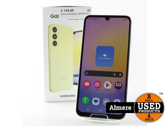 Samsung Galaxy A25 5G Geel, Telecommunicatie, Mobiele telefoons | Samsung, Samsung, Zo goed als nieuw, Support@Samsung.com, 129, Samsung-ro, Yeongtong-gu
Suwon-si, Gyeonggi-do 16677
South Korea