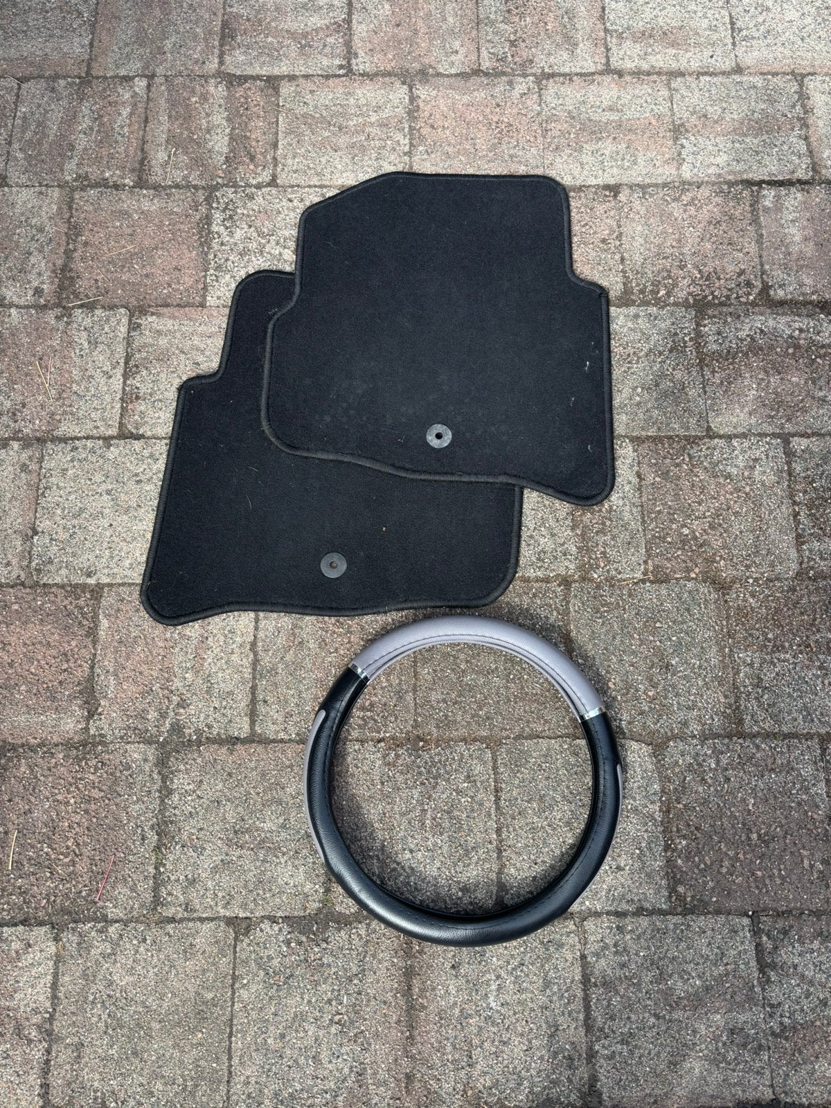 Originele VW Polo 9N3 vloermatten + stuurhoes, Ophalen of Verzenden, Zo goed als nieuw