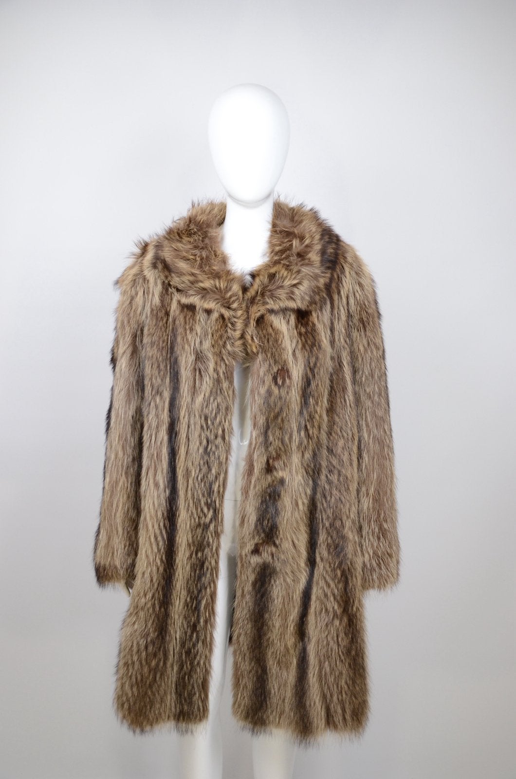 Vossen bontjas, Kleding | Dames, Ophalen of Verzenden, Zo goed als nieuw, Maat 38/40 (M), Bruin