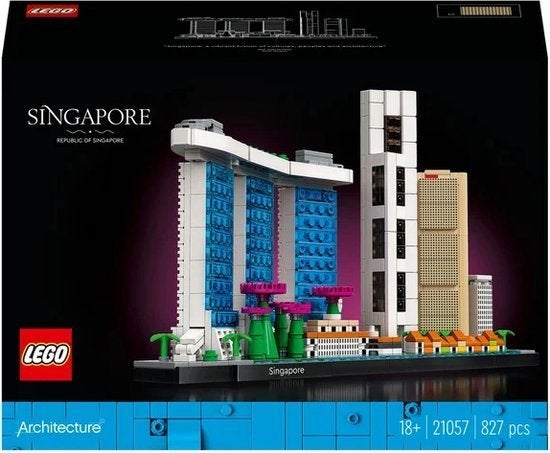 Lego Architecture | 21057 | Singapore, Kinderen en Baby's, Lego, Architecture, Ophalen of Verzenden, Zo goed als nieuw
