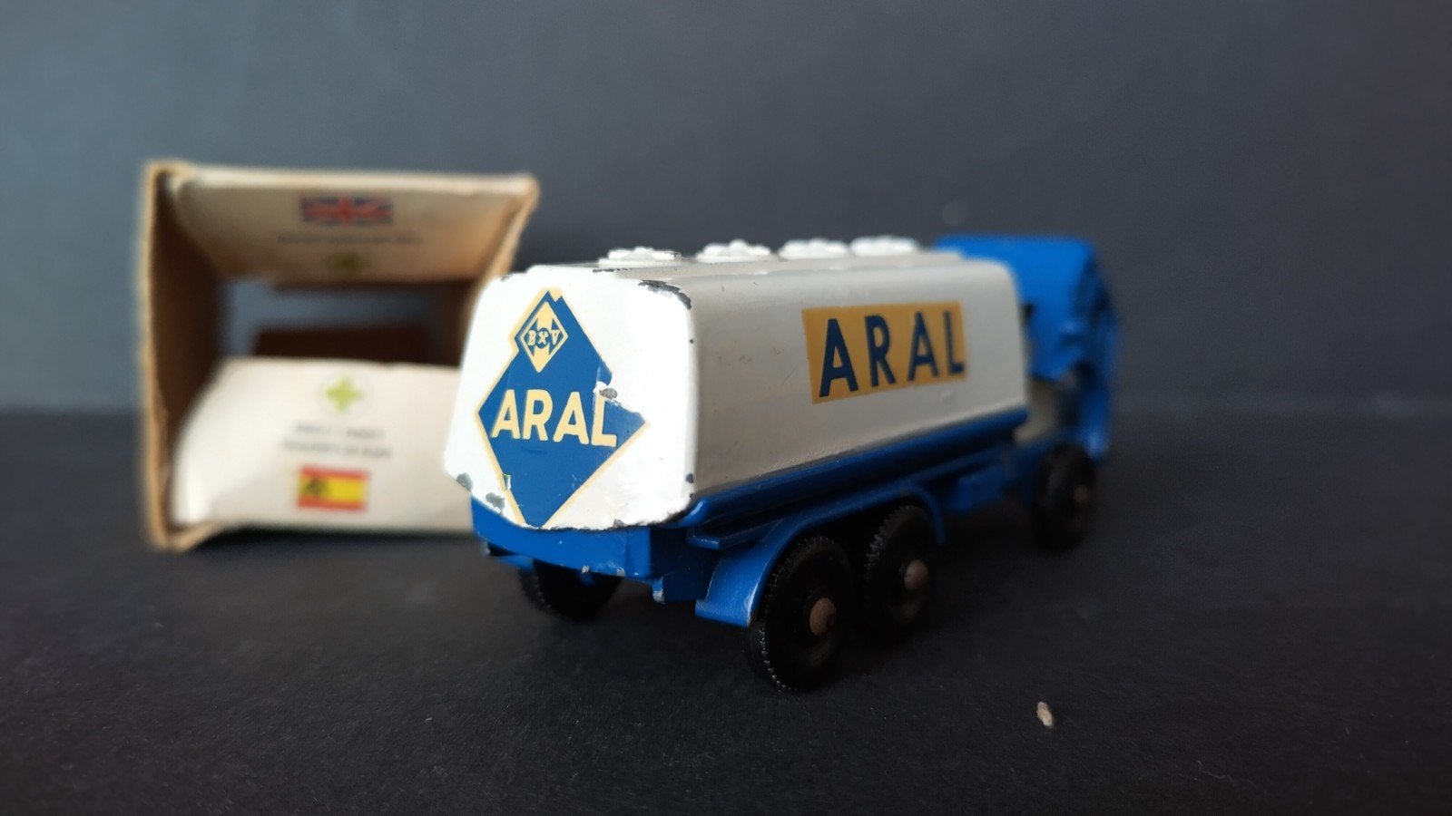 Bedford.Aral.Tanker Lesney Matchbox Pol, Gebruikt, Lesney, Verzenden, M