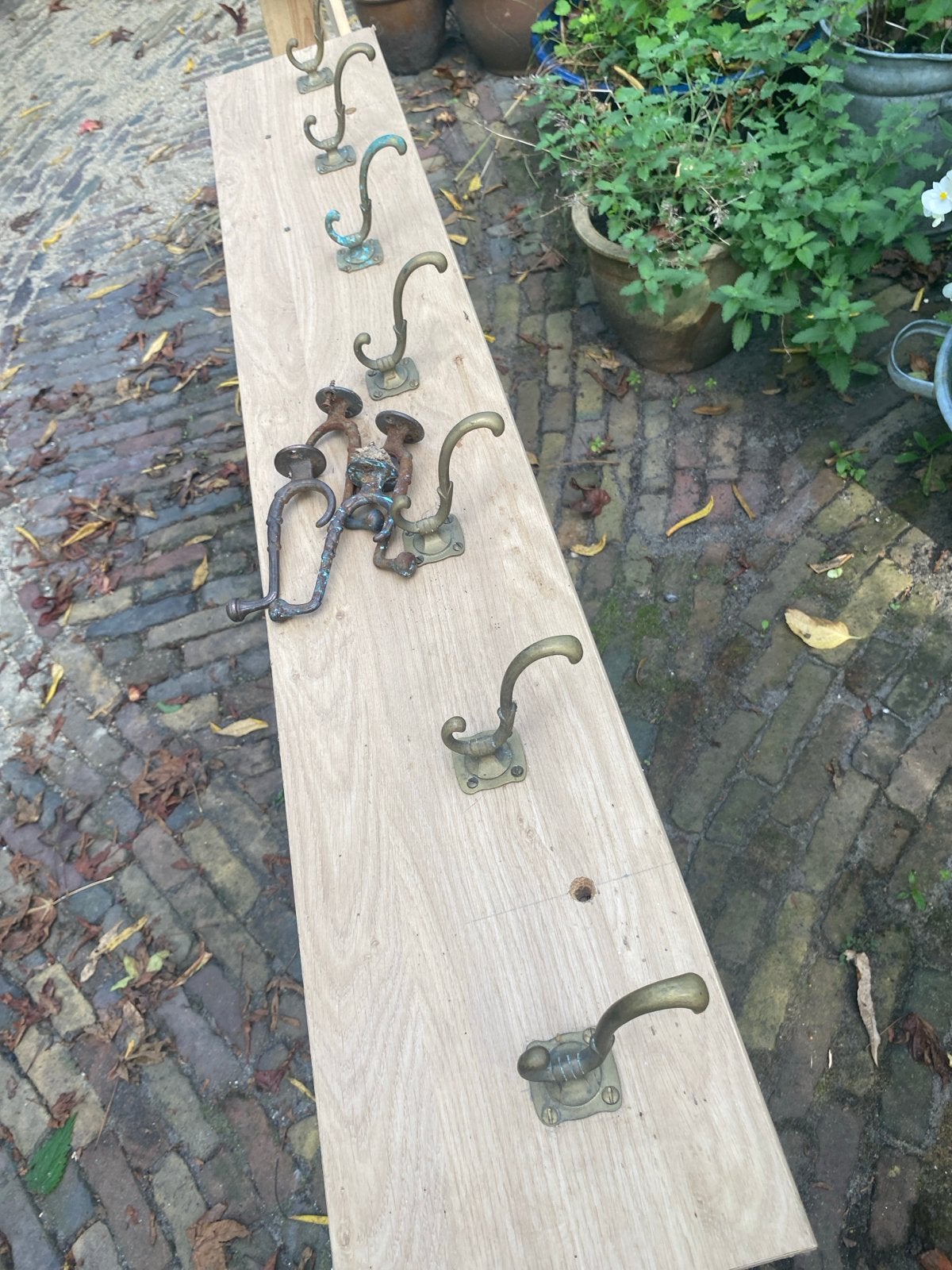 Vitage kapstokhaken, Gebruikt, Minder dan 100 cm, Hout, Ophalen
