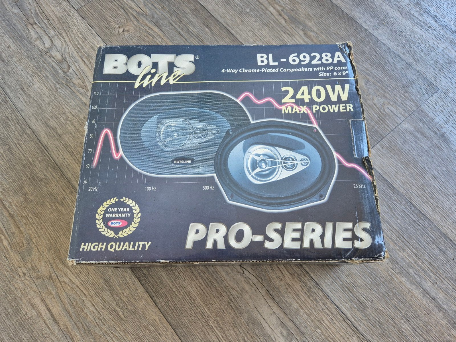 Nieuwe Bots Line BL-6928A Pro-Series Autoluidsprekers – 240W, Ophalen of Verzenden, Nieuw, Minder dan 60 watt, Overige merken