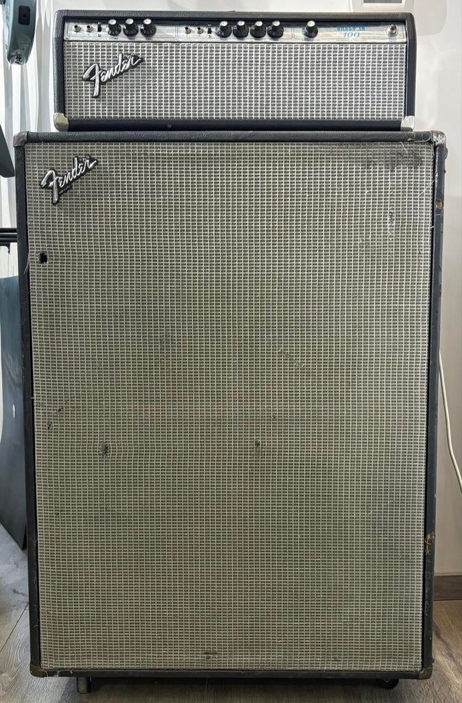 Fender Bassman 100 versterker met 2x15 cabinet, Muziek en Instrumenten, Gebruikt, Dan kndn, Basgitaar, Ophalen