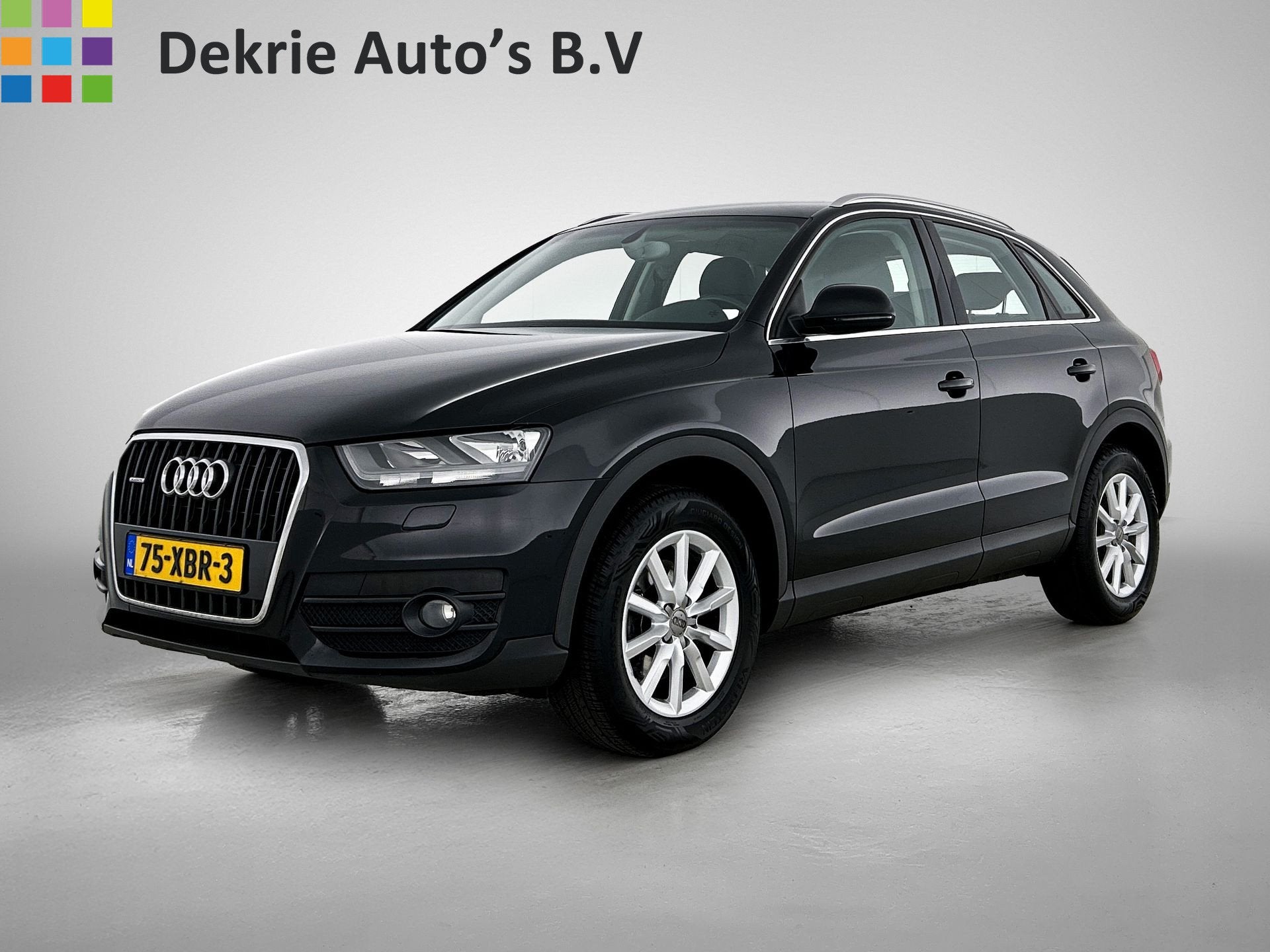 Audi Q3 2.0 TFSI quattro Pro Line / Navigatie / Cruise-ctr /, Auto's, Keurmerk '100% Onderhouden', Zwart, 4 cilinders, 1984 cc