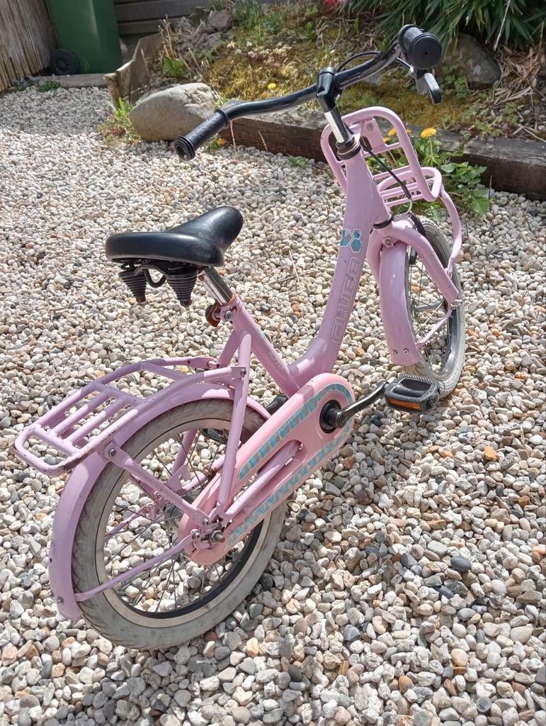 Roze Alpina Clubb kinderfiets 16 inch, Ophalen, Terugtraprem, Alpina, 16 tot 20 inch