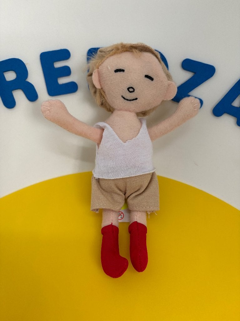 K2921 vingerpopje Boer Boris gaat naar zee, Ophalen of Verzenden, Zo goed als nieuw, Overige typen