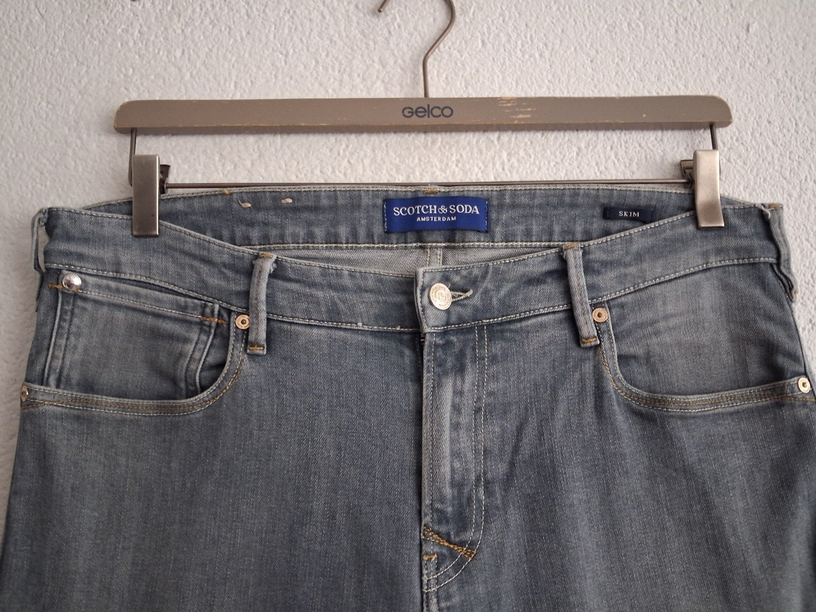 Scotch & Soda Skinny Jeans W34/L32 - Grijs, Kleding | Heren, Ophalen of Verzenden, W33 - W34 (confectie 48/50), Grijs, Gedragen