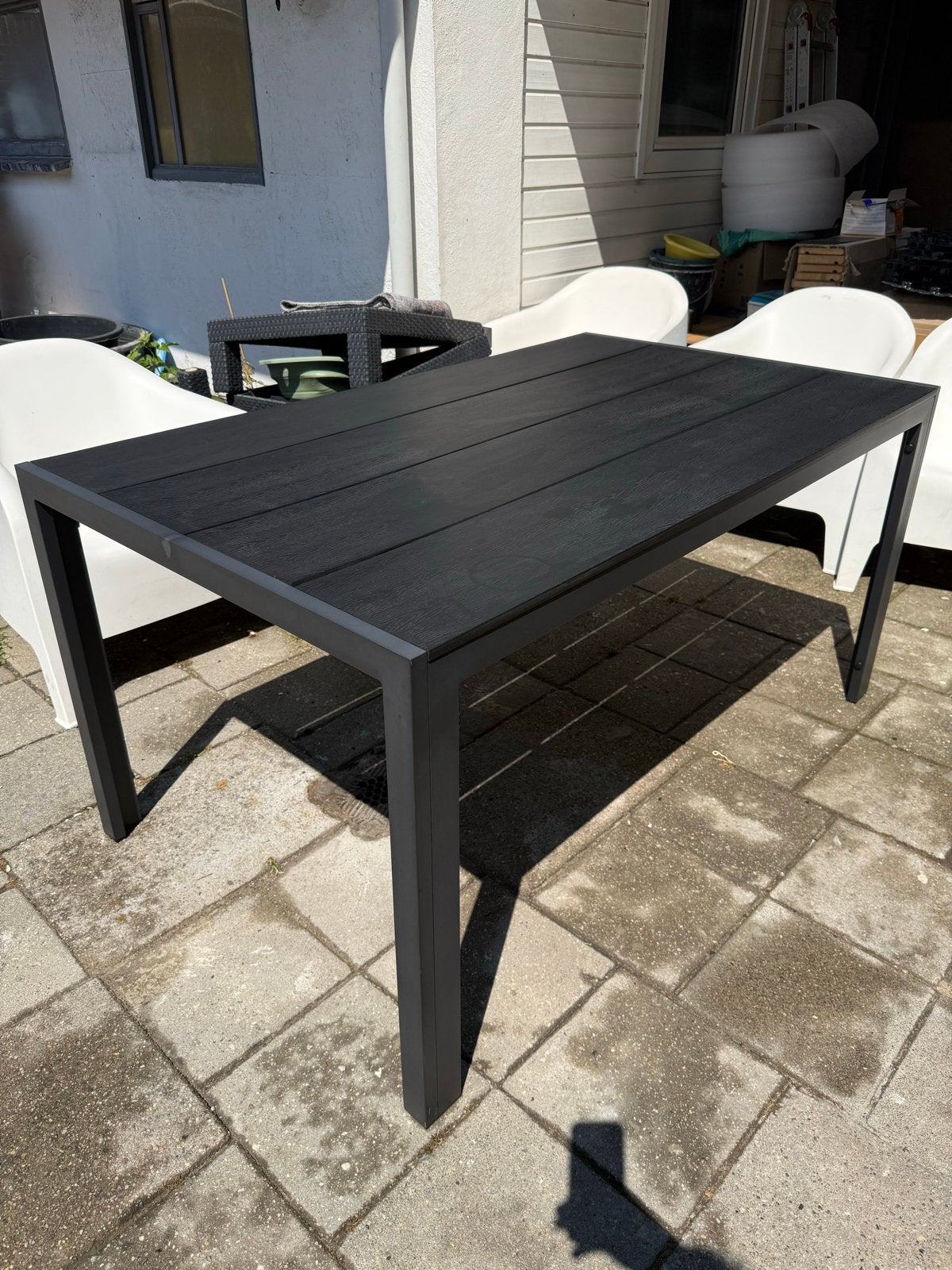 Jutlandia tuintafel  150x90 cm, Ophalen, Gebruikt, Rechthoekig, Metaal