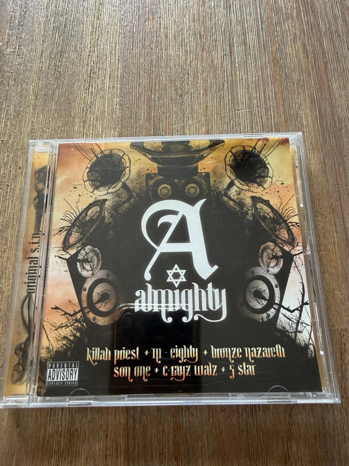 Almighty (Killah Priest, Bronze Nazareth) - Original Sin, Ophalen of Verzenden, Gebruikt, Album, Inclusief doosje