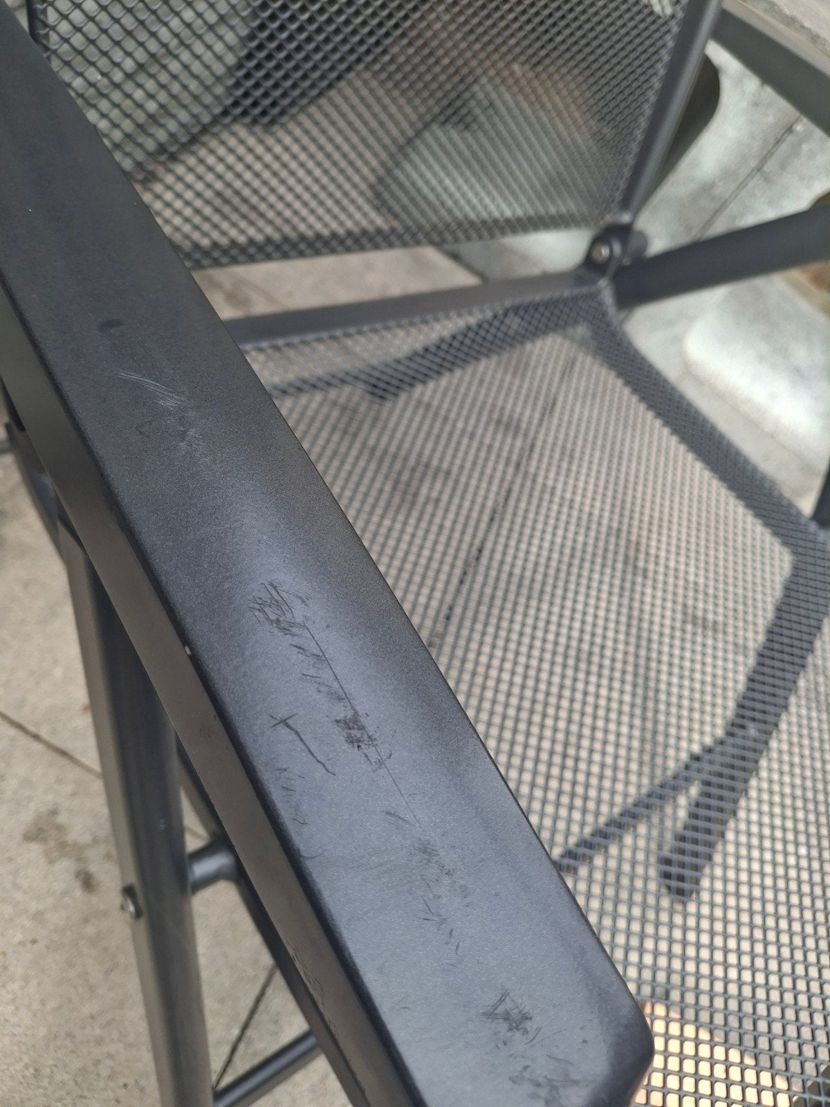 Foto 5 van 6x Verstelbare tuinstoel - Metaal - Grijs