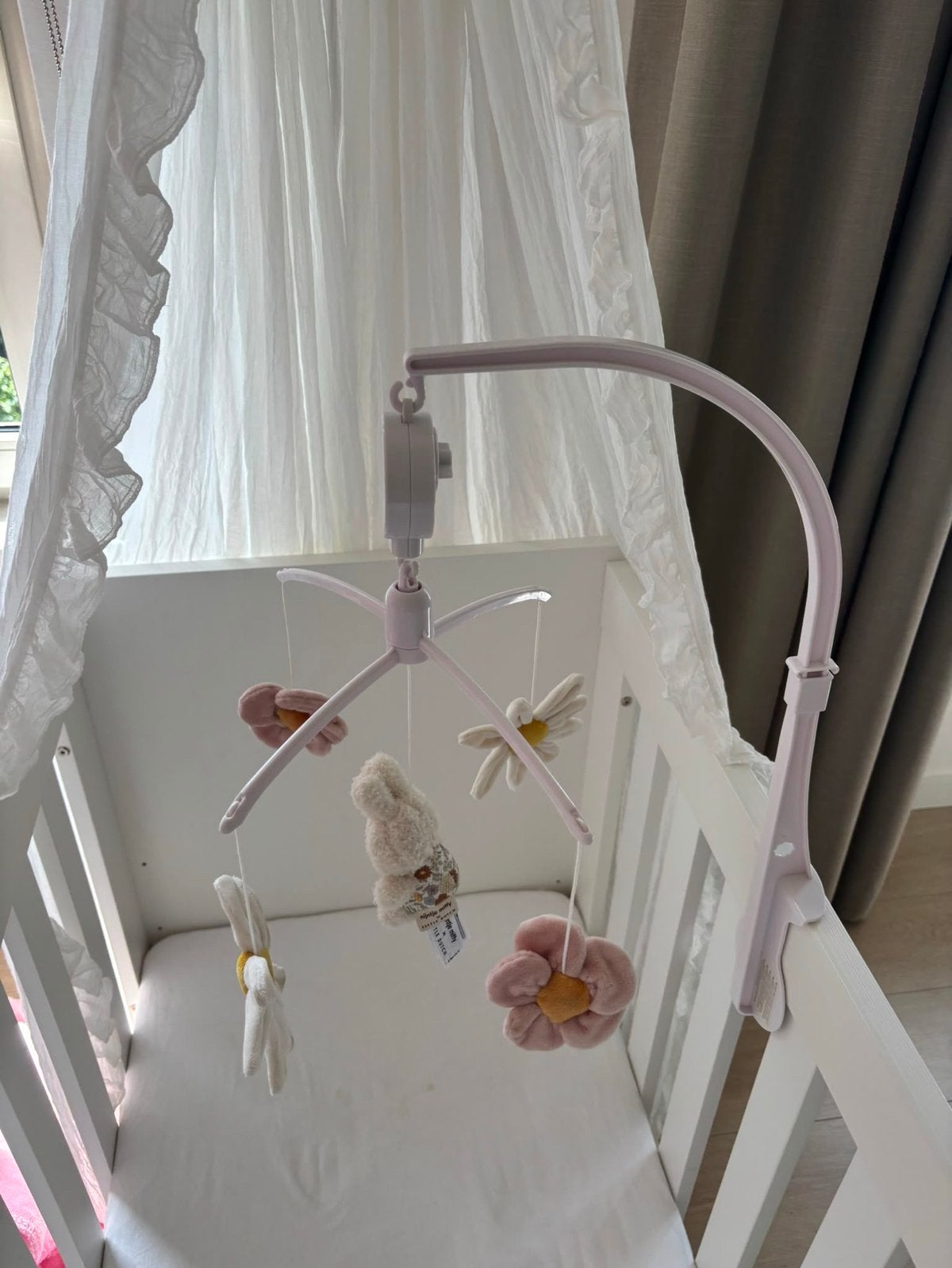 Nijntje Miffy x Little Dutch Muziekmobiel voor ledikant, Ophalen of Verzenden, Zo goed als nieuw, Mobiel, Met geluid