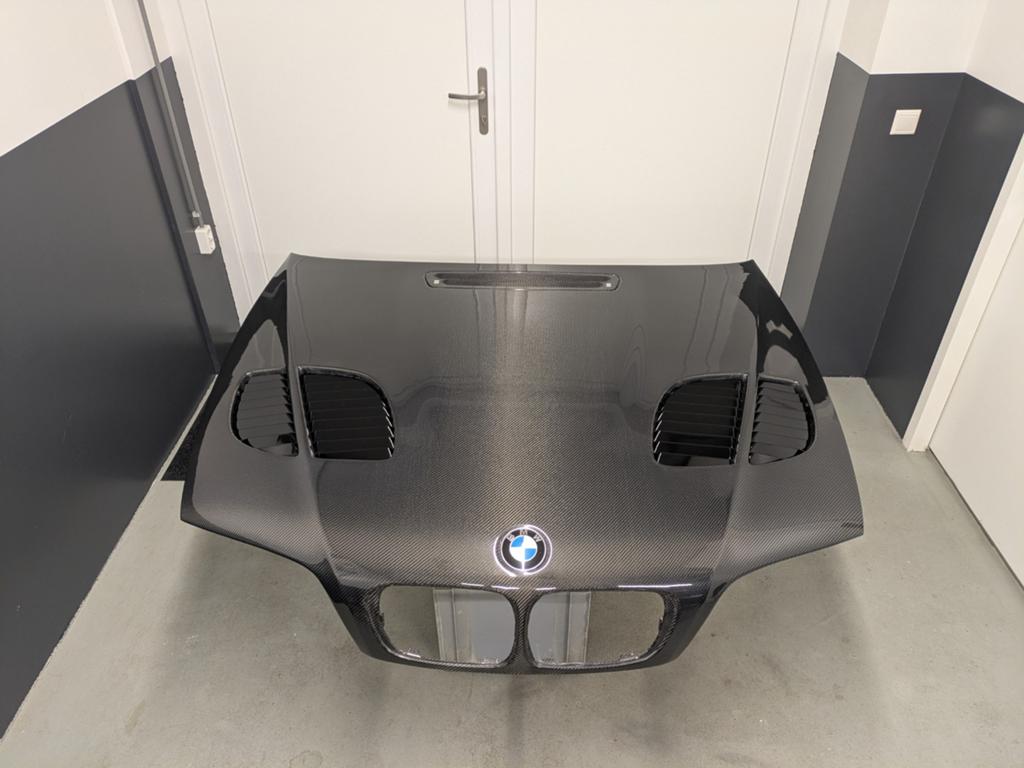 BMW E46 M3 GTR carbon fiber motorkap, Ophalen, Nieuw, BMW