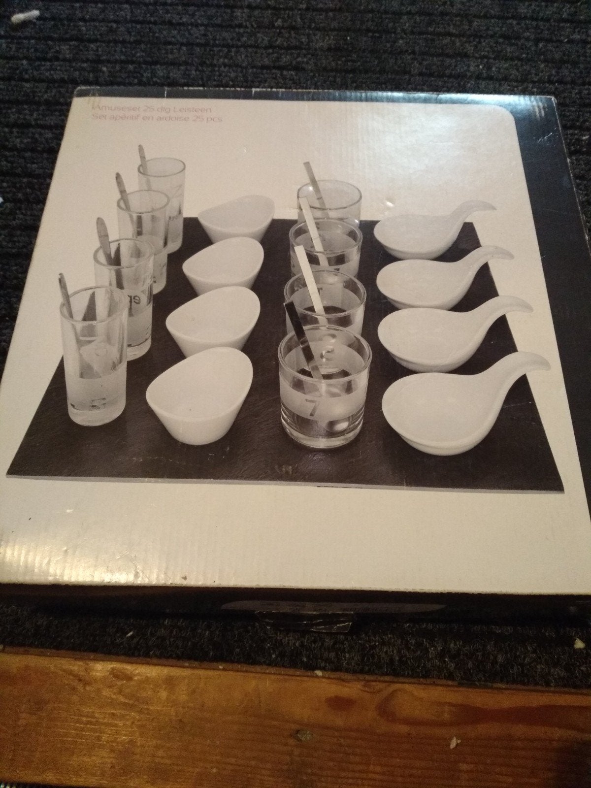 amuse set 25delig, Ophalen