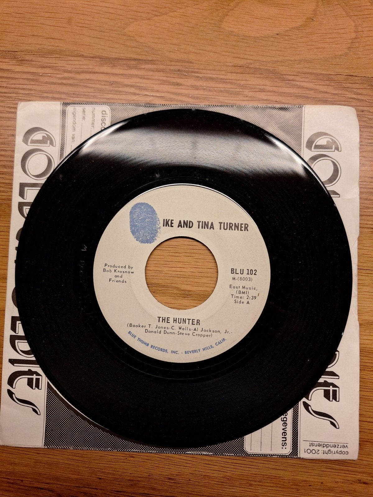 Ike and Tina Turner - The Hunter (Vinyl Single), Gebruikt, 7 inch, Ophalen of Verzenden, EP