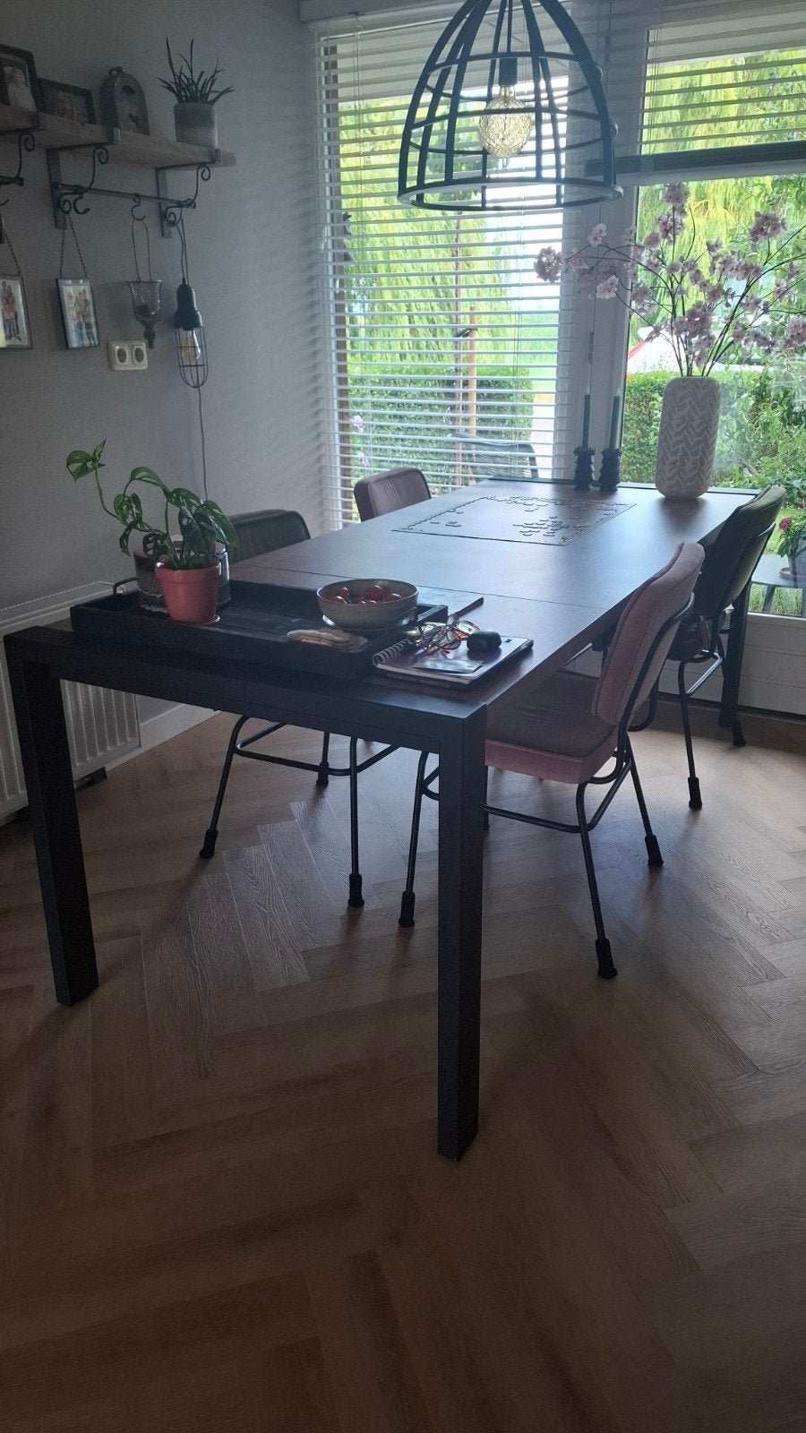 Zo goed als nieuwe uitschuifbare eetkamertafel van Bommel, Huis en Inrichting, Tafels | Eettafels, 50 tot 100 cm, Zo goed als nieuw