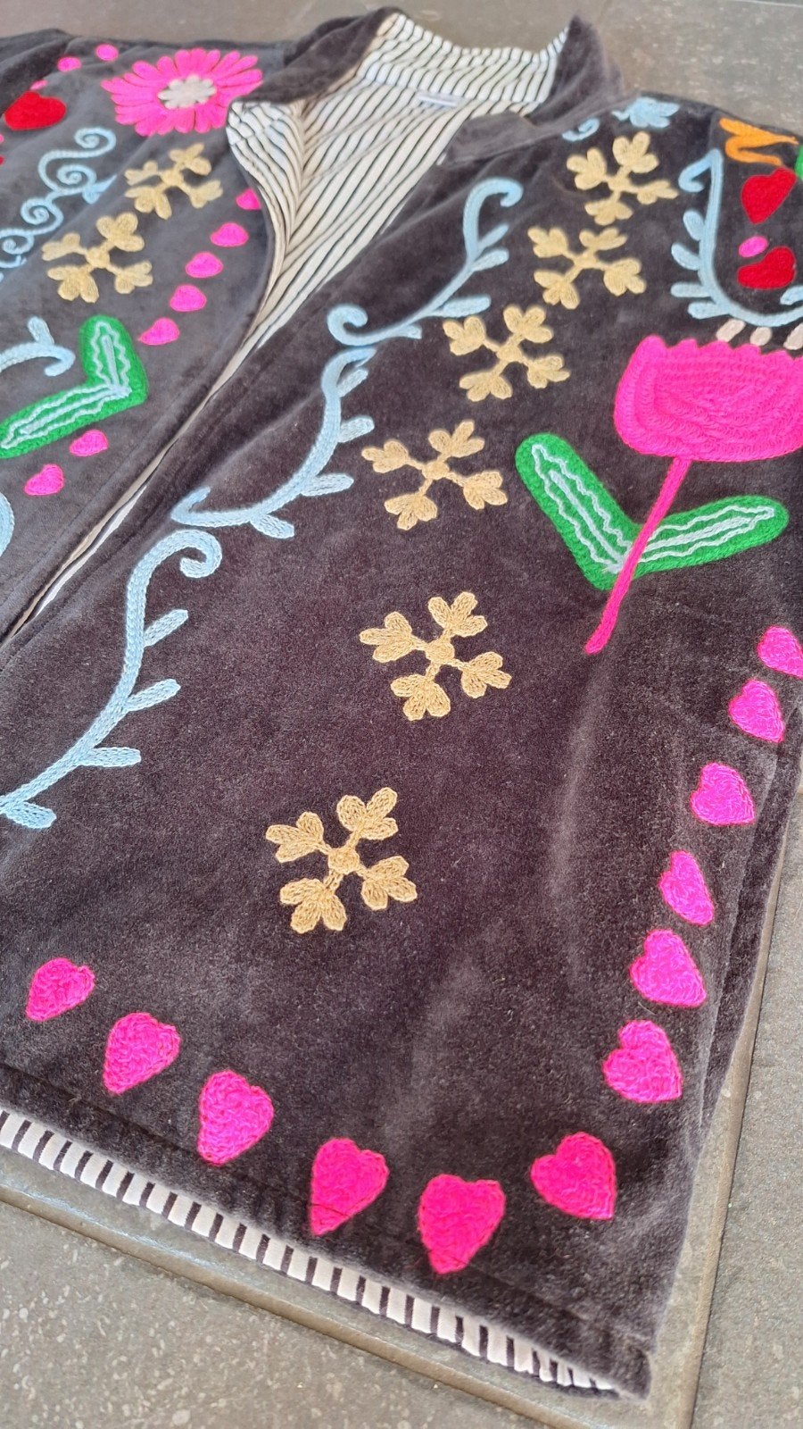 !!!NIEUW!!! fluwelen boho-jasje one size, Kleding | Dames, Jasjes, Kostuums en Pakken, Ophalen of Verzenden, Nieuw