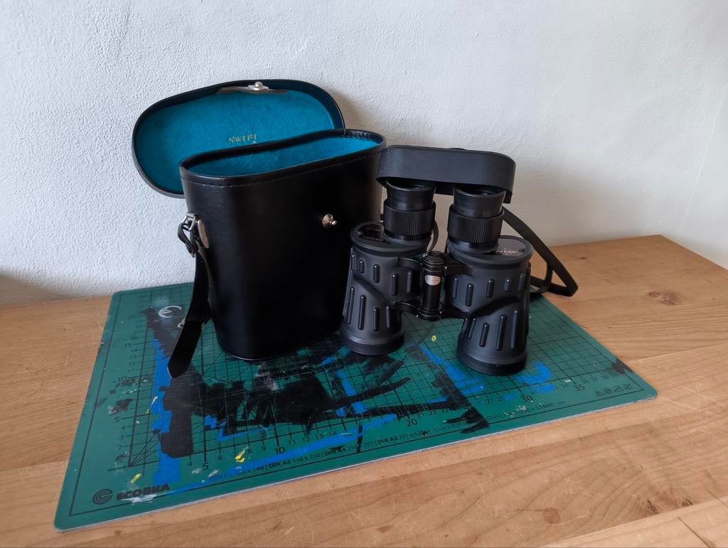 Swift Verrekijker Derby 7.5x42, Ophalen, Minder dan 8x, Porro (met knik), Zo goed als nieuw