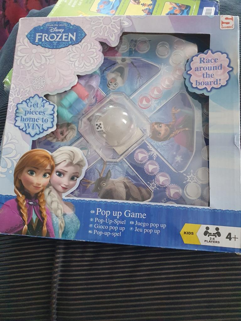Disney Frozen Pop-Up Spel - Race rond het bord!, Hobby en Vrije tijd, Gezelschapsspellen | Bordspellen, Drie of vier spelers, Ophalen