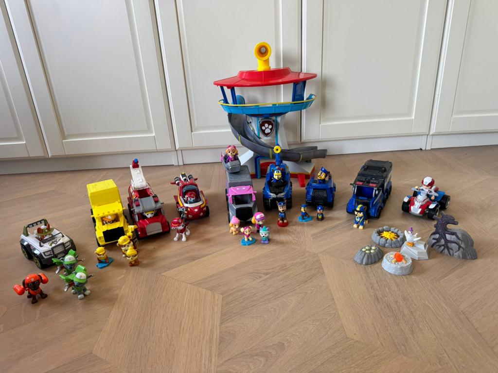 Grote PAW Patrol speelgoedset, Ophalen of Verzenden, Zo goed als nieuw