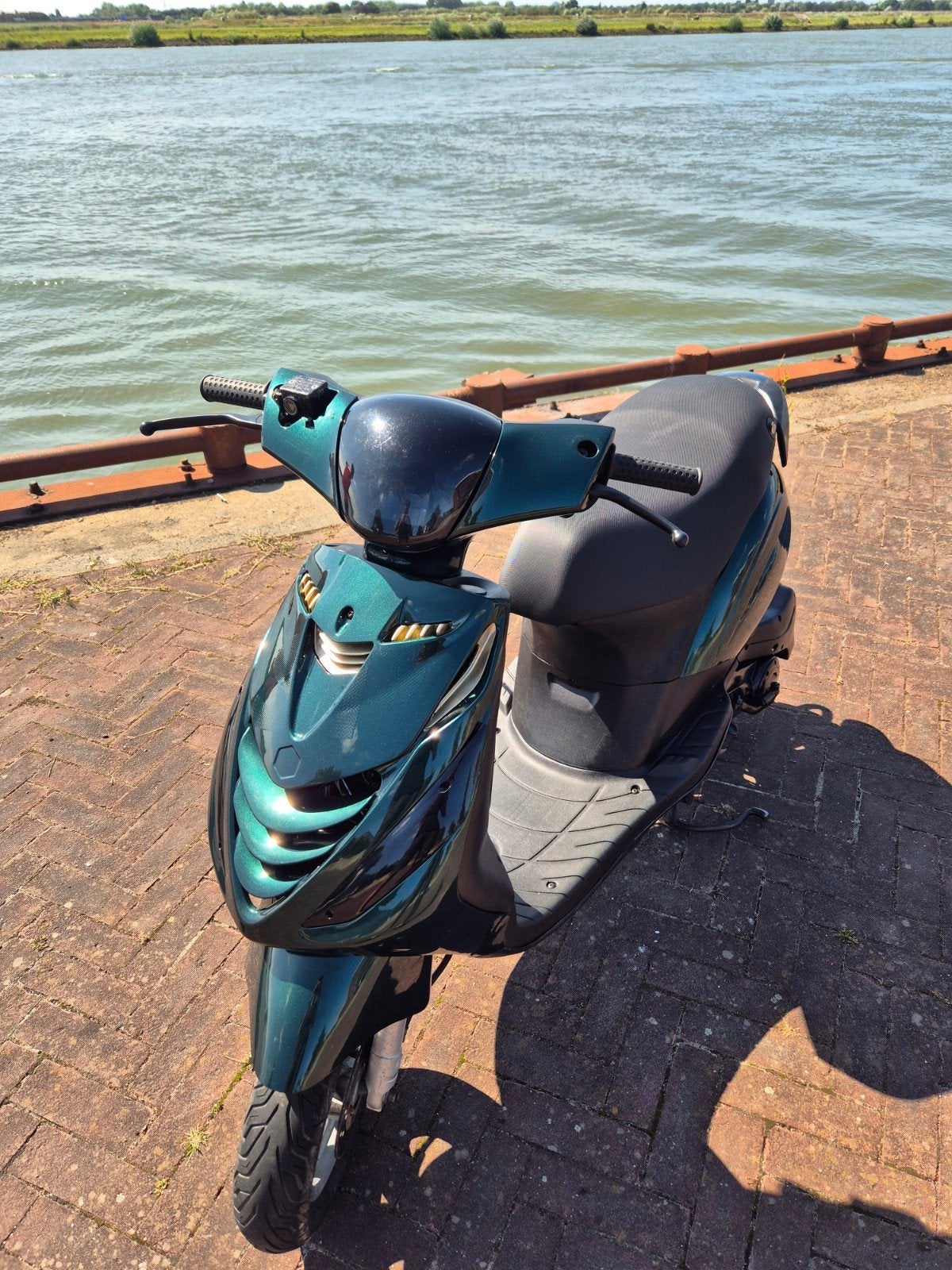 Piaggio Zip 4 Takt 50cc - Jaguar Groen, Piaggio, Ophalen of Verzenden, Zo goed als nieuw, Benzine