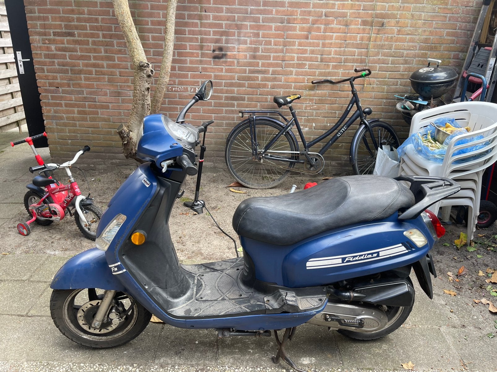 Sym fiddle 2, Ophalen, Zo goed als nieuw