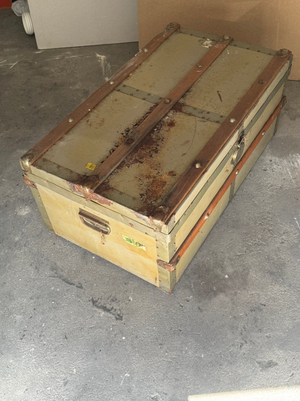 Hutkoffer, Ophalen, 50 – 75, 100 tot 150 cm, Zo goed als nieuw