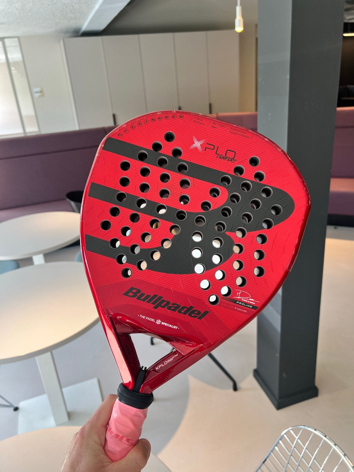 Bullpadel XPLO COMFORT padelracket - Nieuwstaat, Sport en Fitness, Ophalen of Verzenden, Nieuw, Padelracket