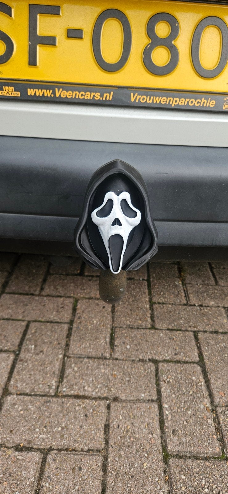 Ghostface trekhaakdop / beschermkap 3D geprint, Auto-onderdelen, Ophalen of Verzenden, Nieuw