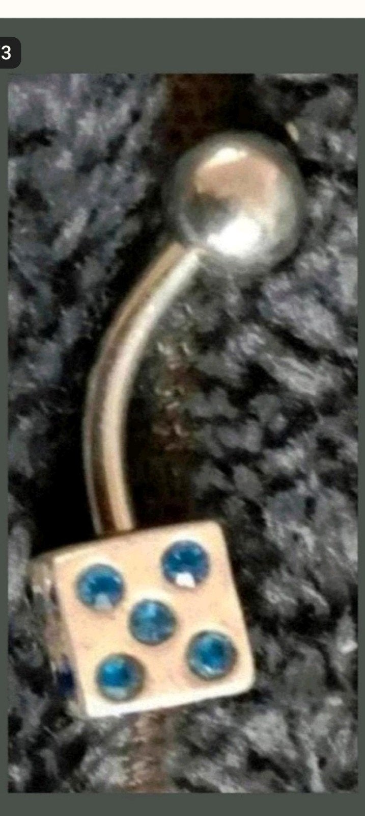Zilveren navelpiercings verschillende, Verzenden, Nieuw, Zilver, Navelpiercing