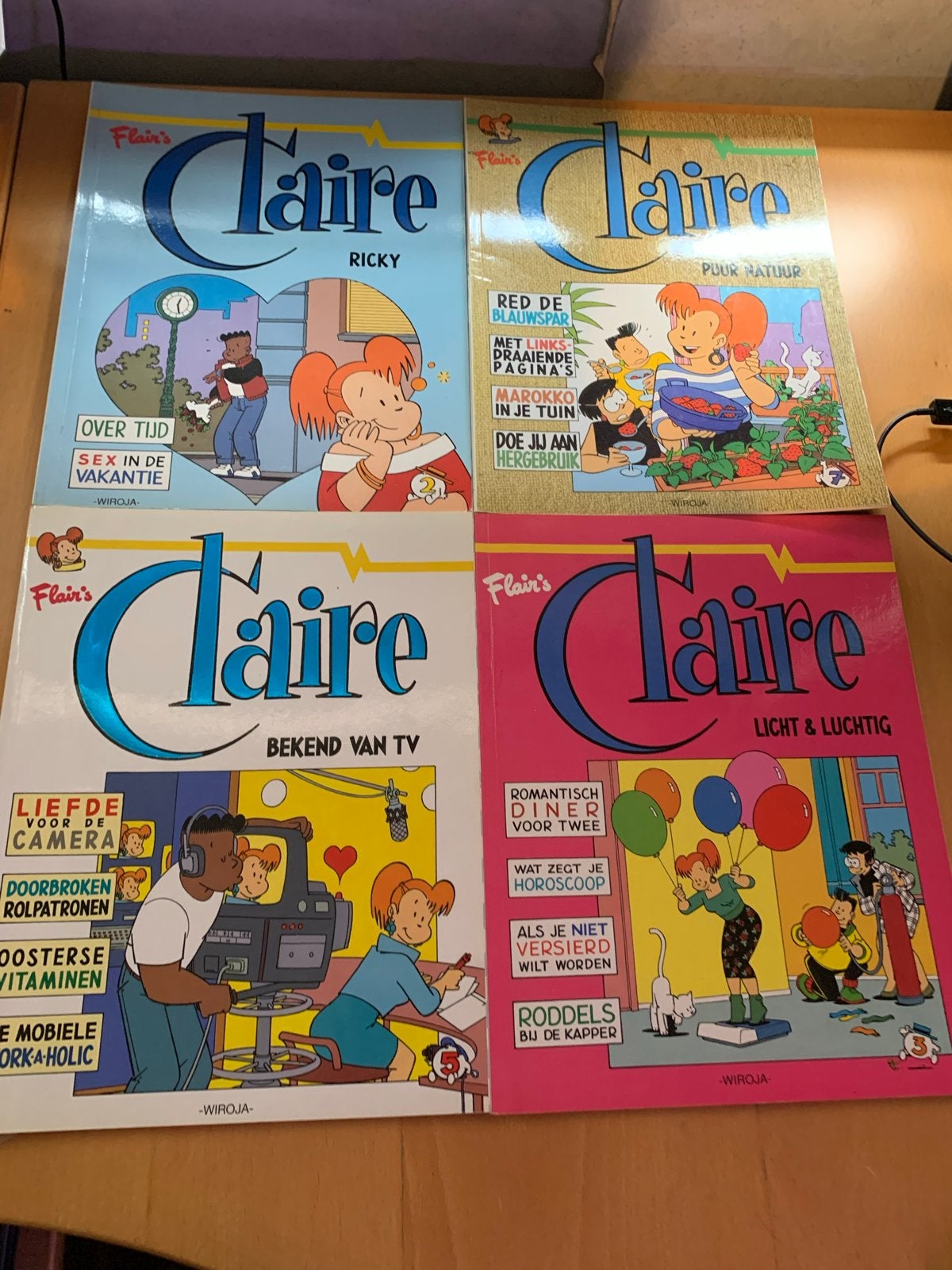 Flair's Claire Tijdschriften - 4 Stuks, Ophalen of Verzenden, Gelezen