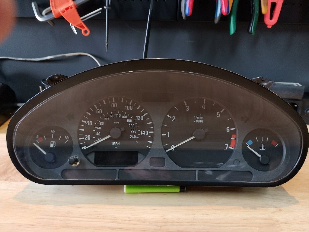 BMW Z3 E36 kilometerteller instrumentenpaneel VDO – werkend, Auto-onderdelen, Ophalen of Verzenden, Gebruikt, BMW