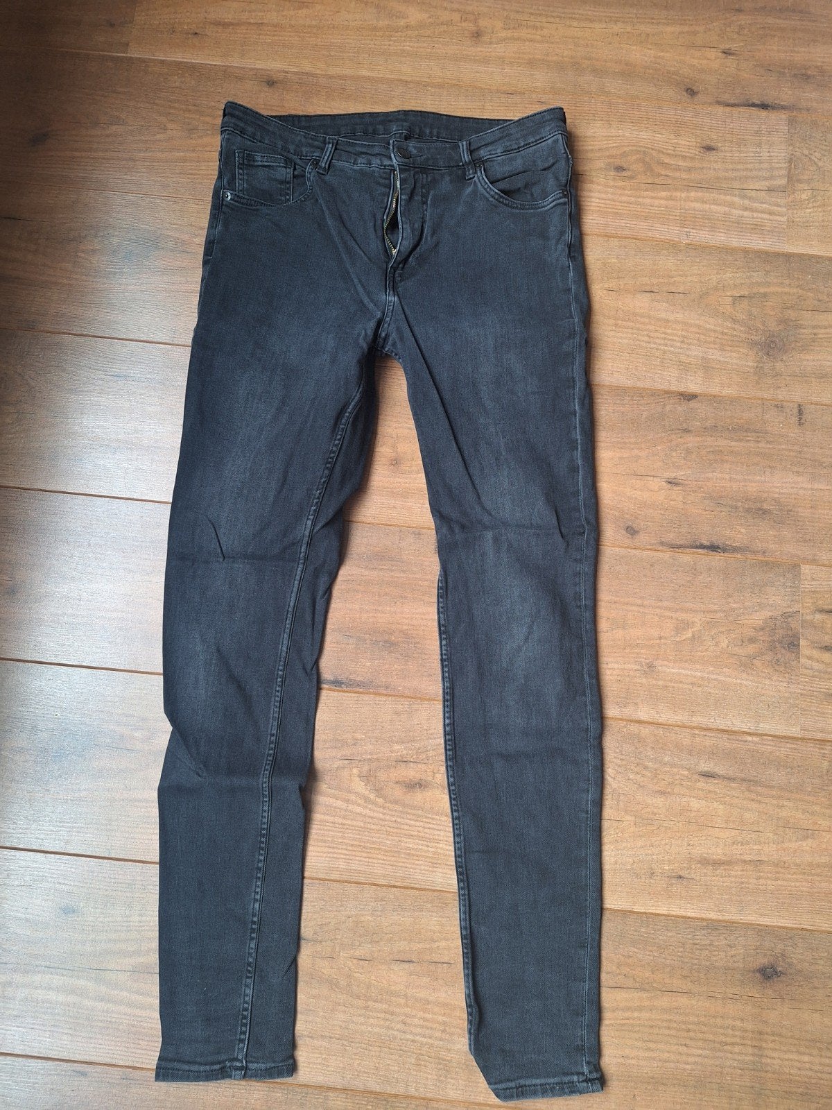 Monki Zwarte Skinny Jeans - Maat 34, Zwart, Ophalen of Verzenden, Gedragen, Monki
