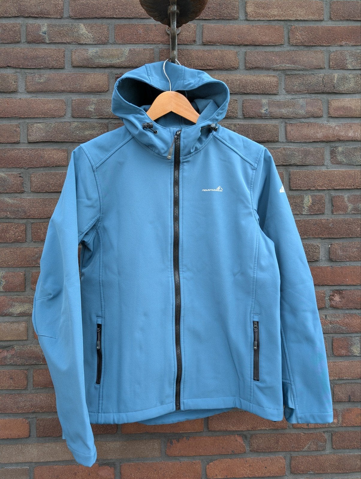 Keurige softshell jas Mountainpeak (blauw, maat 176) 2, Mountainpeak, Jongen of Meisje, Ophalen of Verzenden, Zo goed als nieuw