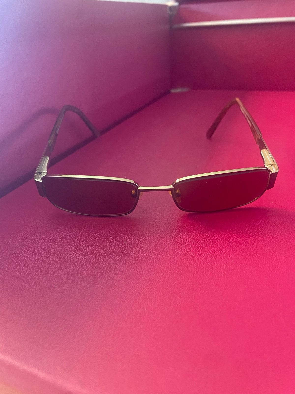 Vintage Giovanni Zonnebril met Gouden Montuur, Sieraden, Tassen en Uiterlijk, Zonnebrillen en Brillen | Dames, Overige merken
