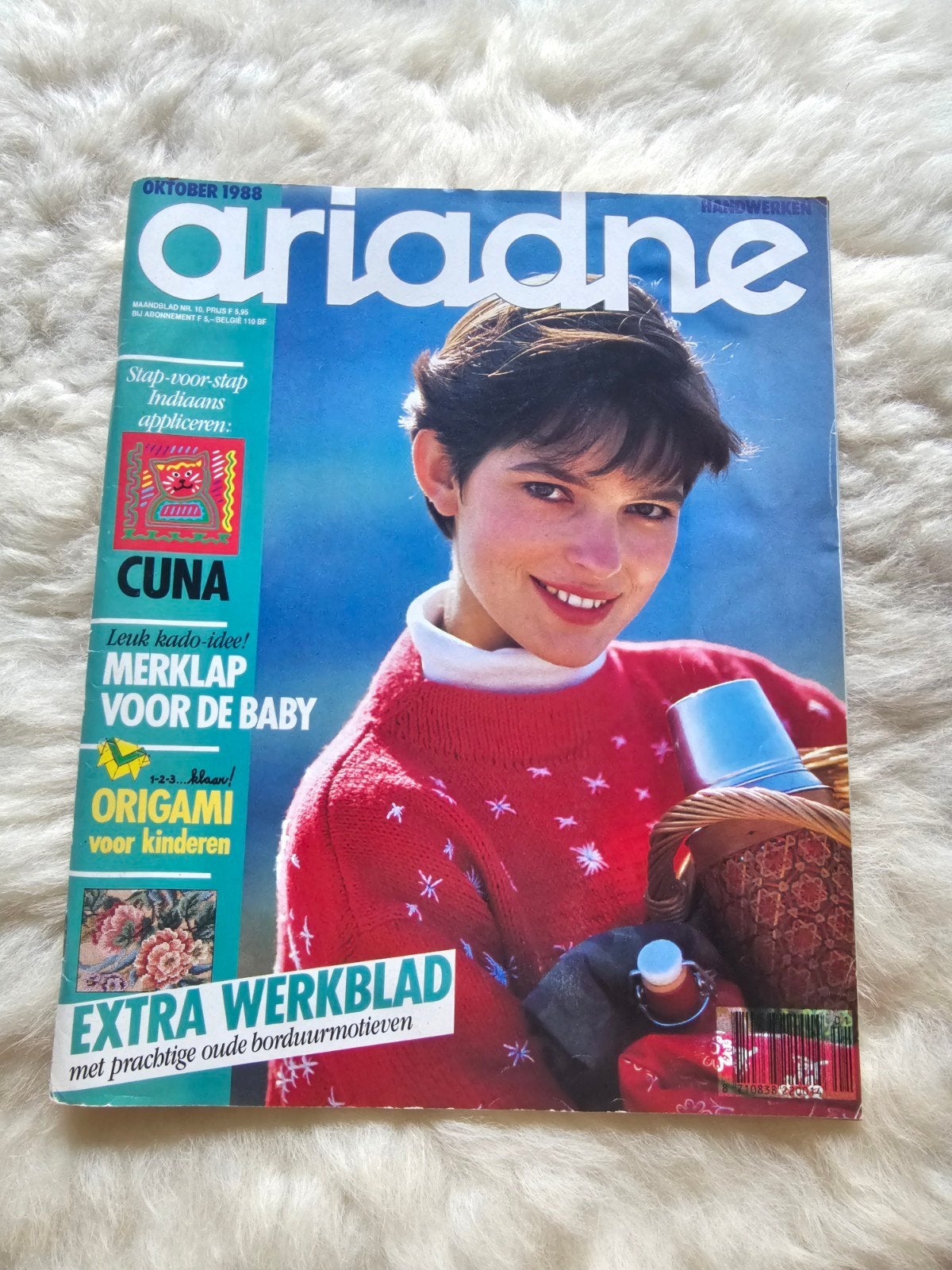 Vintage handwerk tijdschrift Ariadne nr 10. Oktober 1988, Ophalen of Verzenden, Gelezen, Damesbladen