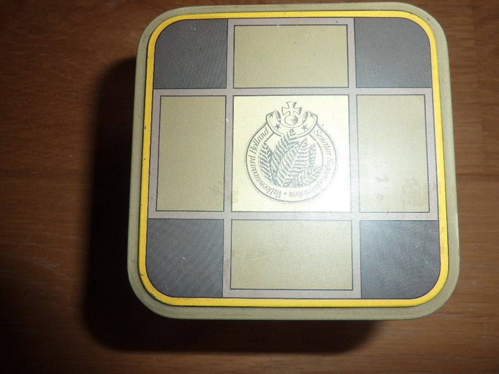 Sigarenblikje, Verzamelen, Blikken, Ophalen of Verzenden, Gebruikt, Overige, Overige merken