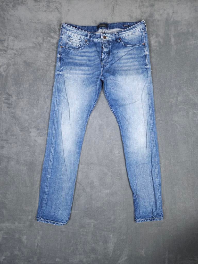 Scotch & Soda Broek Ralston W36 L34 Regular Slim Fit Blauw., W36 - W38 (confectie 52/54), Blauw, ., Ophalen of Verzenden