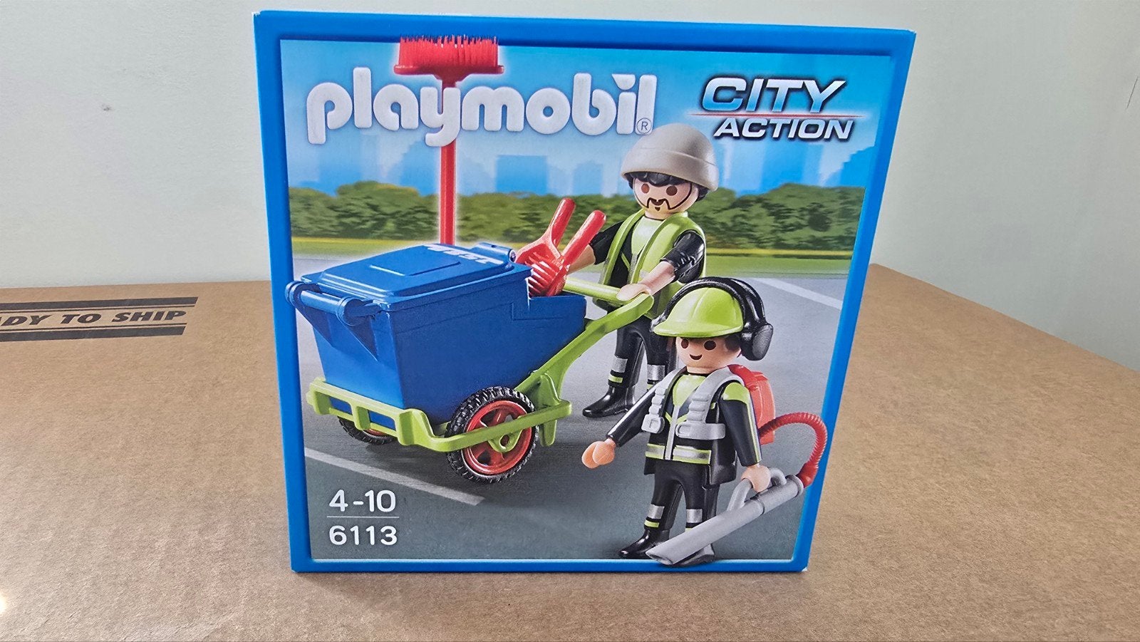 Playmobil 6113 Stadsreinigers nieuw in doos, Ophalen of Verzenden, Nieuw