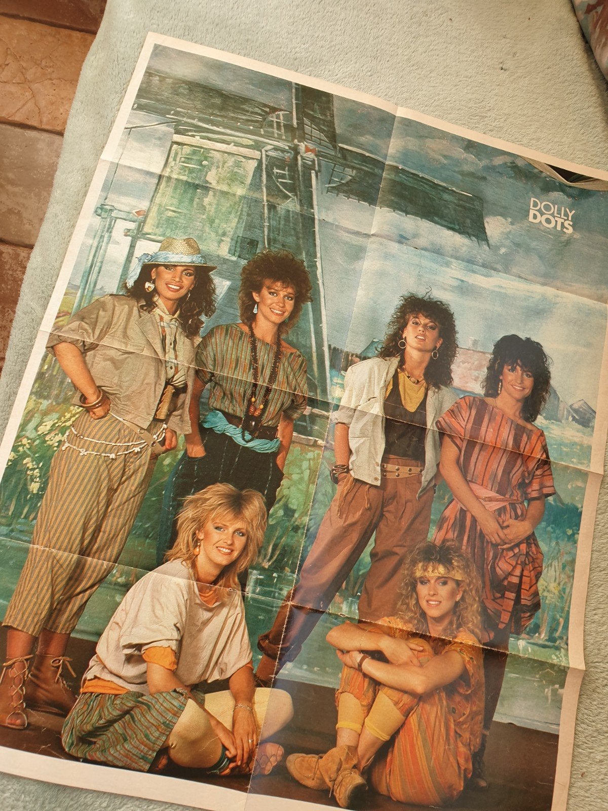 4 grote posters Boney M ACDC en 2x Dots, Ophalen of Verzenden, A1 t/m A3