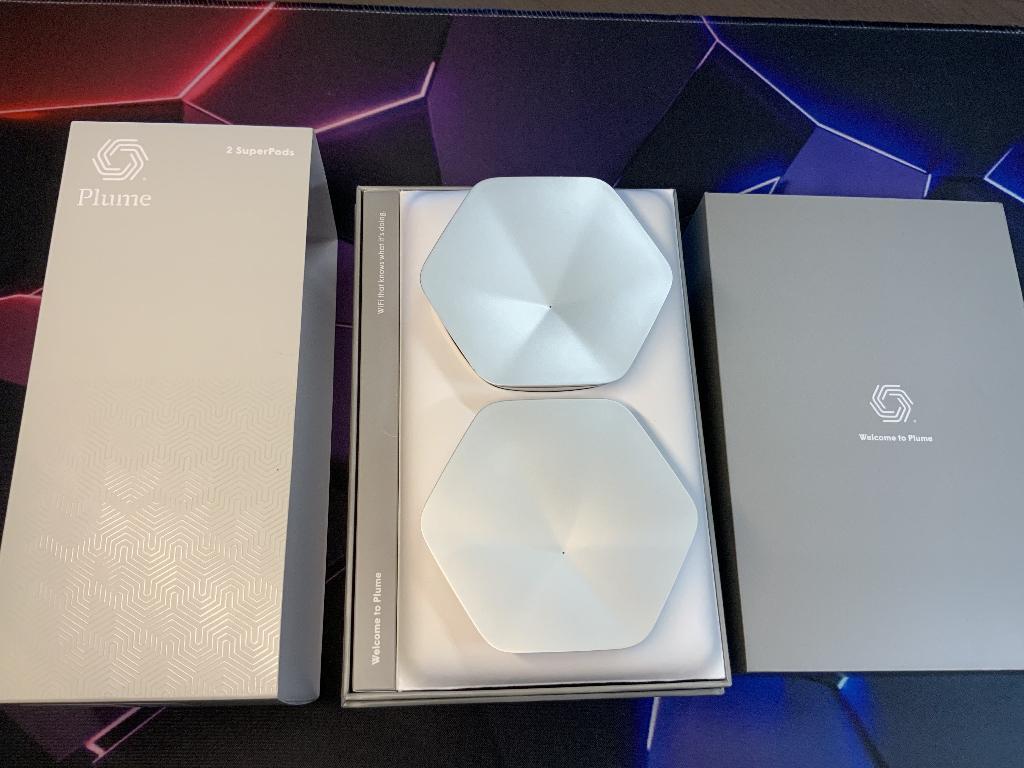 Wifi Boosters PlumePod set van 2 stuks *Professioneel*, Ophalen of Verzenden, Nieuw, Plume