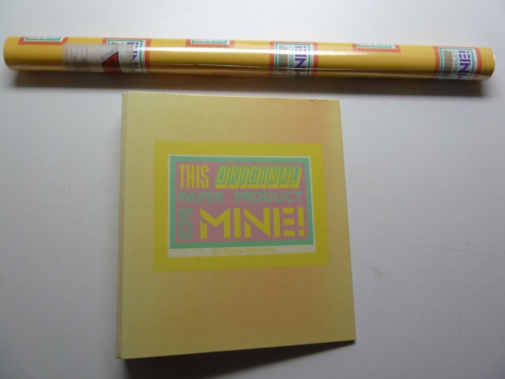 Vintage kaftpapier + ringband 17-rings A5, Diversen, Ophalen of Verzenden